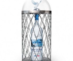 Limited to 10 numbered bottles, the special edition Magnum Grey Goose Vodka by Chopar...