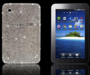 Harrod's has unveiled a crystal-encrusted Samsung Galaxy Tab for 2700GBP