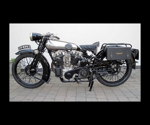 A 1929 Brough Superior, a legendary bike which is actually being resurrected for the 21st century, has set a new auction world record for a motorbike - $455,000. Sold by the H&H auction house, the 1929 Brough Superior SS100 was one of the fastest bikes of its time and was limited to just 29 models.