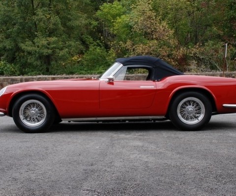 A gorgeous, mint condition 1959 Ferrari GT sold on Ebay.com for $3.26 million. The car, with 52,000 miles on its odometer, was listed from an owner in Pittsburgh, Pa., and sold after 86 bids. 