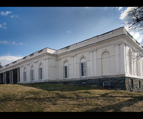 The famed Astor Courts estate in Rhinebeck, NY is going up for auction and set to sell to the highest bidder above $7.5 Million. The house features a glass ceiling tennis court, and access to the Hudson river in perpetuity.