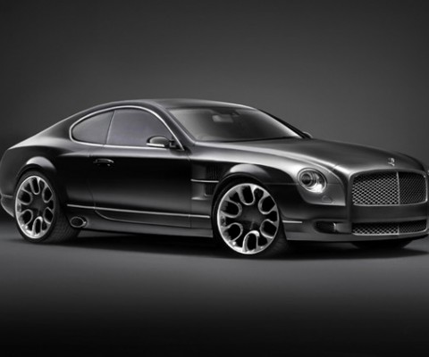 House of Ruffians shines light on black Bentley Type R Concept. 