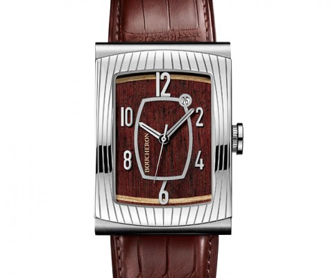 Boucheron will produce just 100 of these collector�s timepieces, each endowed with a unique dial made of oak marquetry from a barrel that stored Ch�teau Latour 2005, 1st classified Grand Cru (First Growth) of Pauillac.