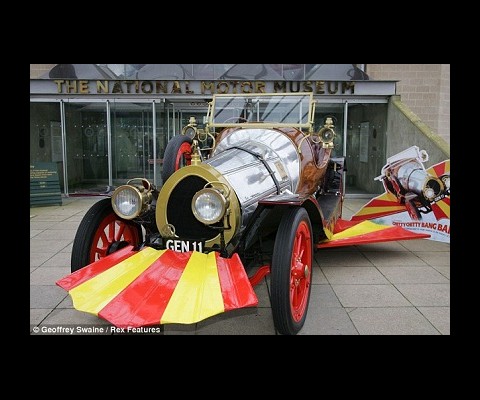 Chitty Chitty Bang Bang, the iconic car from the 1968 hit film, is heading to the auction block in Los Angeles.

The car starred alongside Dick Van Dyke, Sally Ann Howes and Benny Hill in the classic movie, and since then has competed in charity races around the United Kingdom.