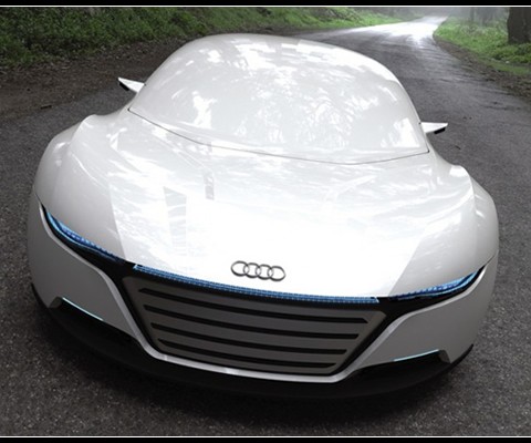 Spanish designer Daniel Garcia has created an amazing monotone concept Audi A9