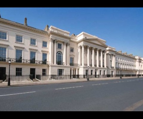 Architect Sir John Nash designed these lavish properties as part of the Prince Regent's (later King George IV) plans for the 19th century masterpiece Regent's Park. These luxury mansions have remained with the British nobility for 150 years before they became the headquarters for British Land.