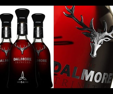 On Thursday, the Dalmore distillery near Inverness, Scotland made a new record by selling two of the three world’s most expensive Scotch whisky bottles, “Dalmore 64 Trinitas” for £100,000/$160,100 each.