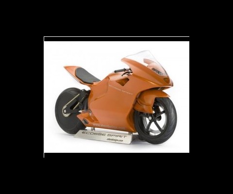 The Ecosse Spirit ES1 was introduced in 2007 with great fanfair. The bike was somewhat revolutionary due to its chassis design, which allows the rider to ride lower on the bike and keep his knees together. The carbon fiber body is extremely lightweight, which increases maneuverability and speed.