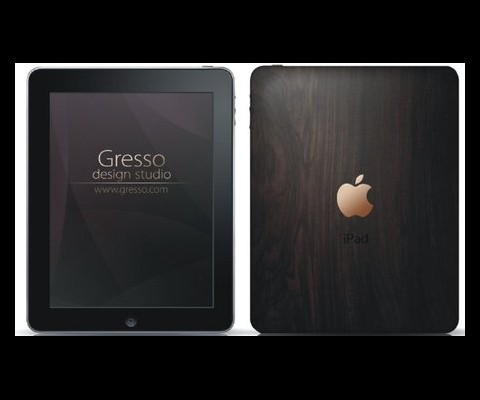 Of course we're talking big money here: Gresso's latest luxury customization with the iPad will see it framed in a 200-year-old African Blackwood - the most valuable tree in the world and ebony prized for centuries for their unique qualities and with the Apple logo on the back engraved in 18K gold. With no two identical trees, you're talking an iPad like nothing ever. 