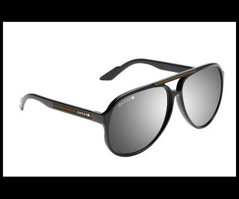 The Gucci 3-D  glasses contain a high tech multi-layered mirrored coating which allows the wearer to view themselves in a mirror without distortion. The mirrored coating not only provides a premium look as well as offers superior viewing and contrast enhancement, but also allows over 98 percent of visible light through, therefore not affecting viewing in a cinema environment.