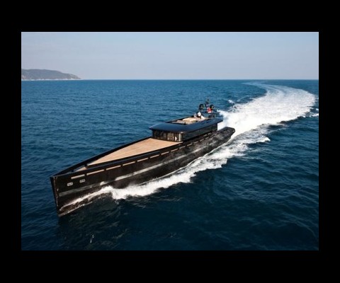 Recently finished by Italian shipyard MMGI, this fourty-four meter luxury beauty stands out from more traditional designs. 