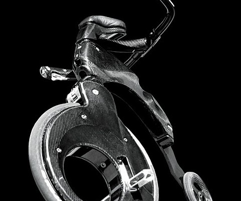 A cross between a Victorian-era penny-farthing and a Segway, the electric YikeBike can travel as far as six miles at speeds approaching 16 mph on a single charge. A rider sits upright on the 23-pound carbon-fiber frame and steers the bike using its side-mounted handlebars. 