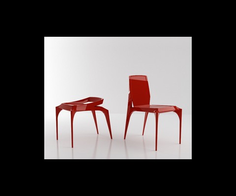 Industrial designer Jang Yoon's Janus Chair takes a modern and clever new approach to the concept of stackable chairs.