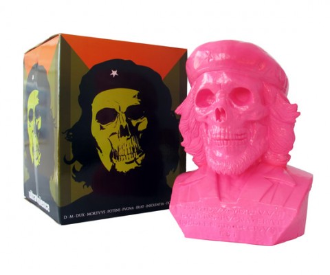 With only 50 limited pieces, Kidrobot has released a hot pink incarnation of Frank Kozik’s ‘dead che’.  The lucky few who get their hands on one will get more than an aesthetically chiseled piece of hot pink genius, but also a hot item that will sure catch any eye that gazes into your collection.  Available at kindrobot.com