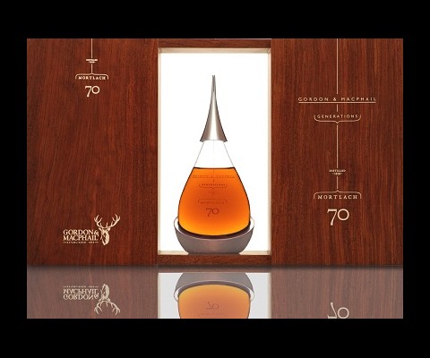 This November eight diners in Singapore will be given the chance to sample the world�s oldest bottled single malt, the Mortlach 70 Year Old. Released under Gordon & MacPhail�s �Generations� brand, it�s bottled at a cask strength of 46.1% ABV and only 54 bottles (70cl) exist in the world.

