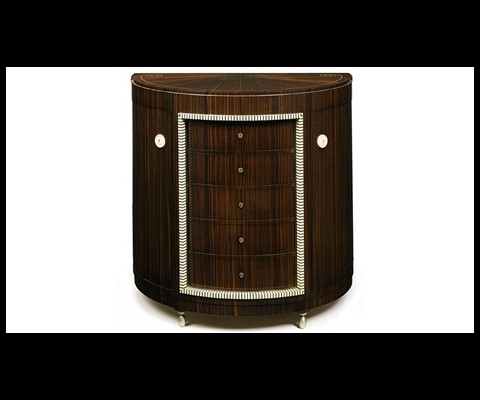 On December 16, Sotheby�s New York will offer nine unusual furniture pieces made in 1929 and 1930 by the legendary French art-deco atelier �mile-Jacques Ruhlmann. This sale marks the first time in more than 10 years that such a complete collection of works by Ruhlmann will be offered at auction