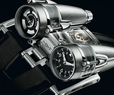 Maximilian B'sser & Friends' Horological Machine No4 Thunderbolt (HM4) is unusual but not unexpected: Outlandish designs are precisely what propelled B'sser's 5-year-old brand to prominence in the first place. 