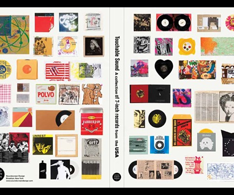

Just one look at “Touchable Sound: A collection of 7″ records from the USA” will make you realize why vinyl as a format has made such a resurgence as of late. The book elegantly organizes and captures the spirit of small-release, DIY vinyl design with full-color images throughout as well as informative interviews with those that witnessed, celebrated, and informed the culture.

Curated by Brian Roettinger, Mike Treff, Diego Hadis, and published by Soundscreen Design, the book itself is an example of the artistic integrity and aesthetic sense that characterizes its subject matter. Available here. 